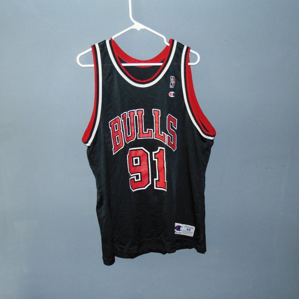 Dennis Rodman Bulls Champion Jersey